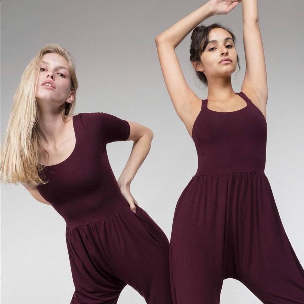 Imbodhi BURGANDY WINE jumpsuit